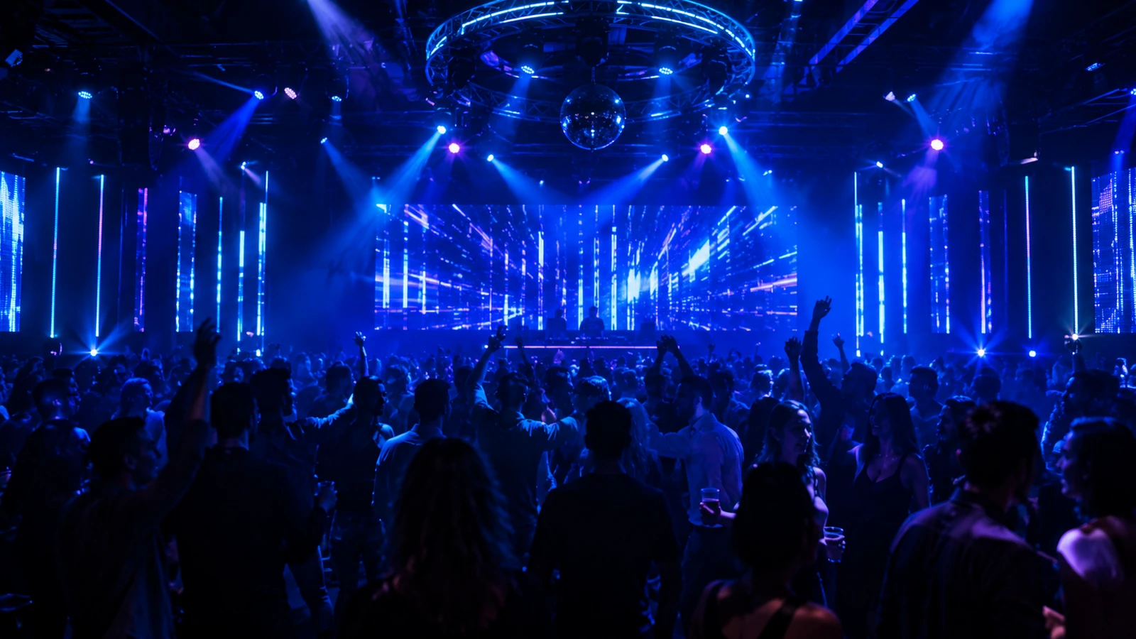 Pista de dança e experiência visual do DJBox